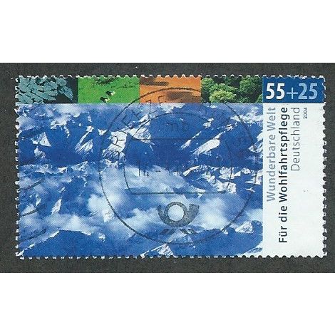 GER 2004 €0.55 +25 'CLIMATE ZONES' FINE USED (EBID48-554)