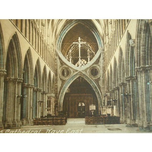 East Nave Wells Cathedral Somerset - Frith Postcard