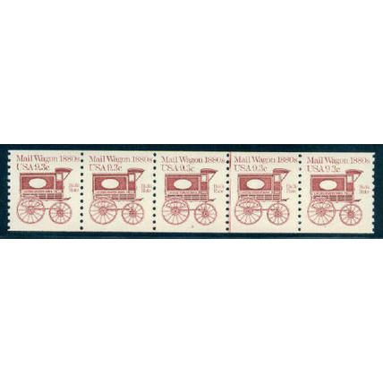 1903 9.3c Mail Wagon Fine MNH Dry Gum PNC 2/5 A02428