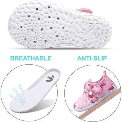 JIASUQI Boys Girls Water Shoes Toddler Quick Dry Aqua Socks Breathable Barefoot