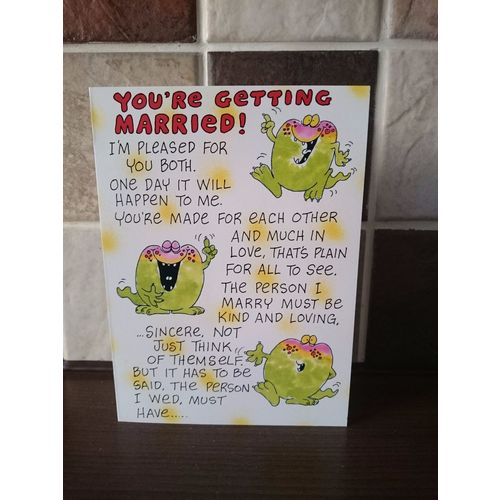 Wedding Day Cards - You're Getting Married!