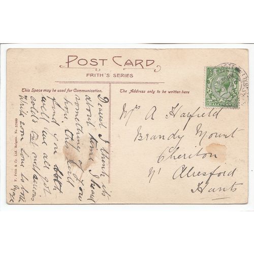 Crossway Road Grayshott Postcard 1913 Surrey