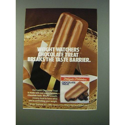 1986 Weight Watchers Chocolate Treat Ad