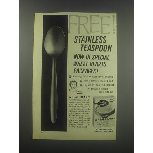 1959 Betty Crocker Sperry Wheat Hearts Advertisement