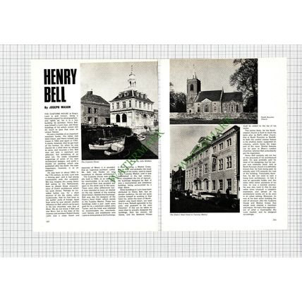 9193) Henry Bell King's Lynn - 1972 Article
