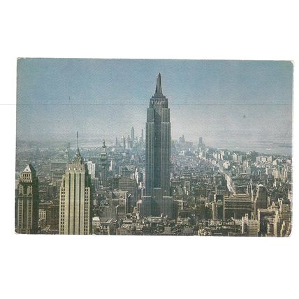 New York City.. unused vintage postcard by Alfred Mainzer =
