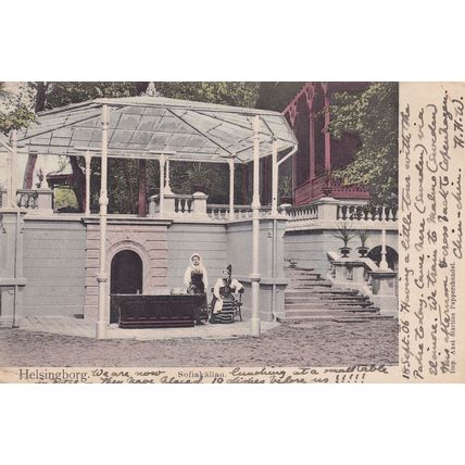 Sofiakällan Helsingborg Sweden Old 1906 Postcard