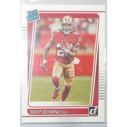 2021 Panini Donruss TREY SERMON (49ers) Rated Rookie Card #279