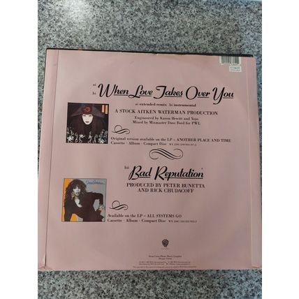 Donna Summer – When Love Takes Over You (U7361T) 1989 (12" Single)