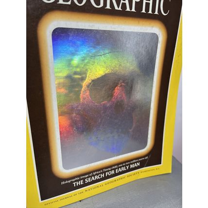 National Geographic Magazine Nov 1985 Search for Early Man - Vintage Collectable