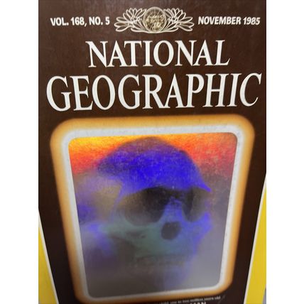 National Geographic Magazine Nov 1985 Search for Early Man - Vintage Collectable