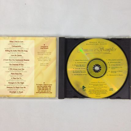 Romance Sampler - 1998 - Green Hill Signature Series-Compilation Jazz-CD-Used