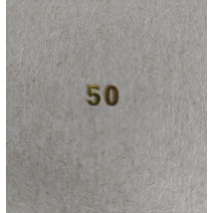 BRASS NUMBERS 50 - DOLLS HOUSE 12th. SCALE