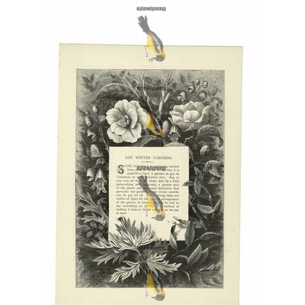 Gay Winter Gardens, Illustrated Poetry, Book Illustration (Print), 1886