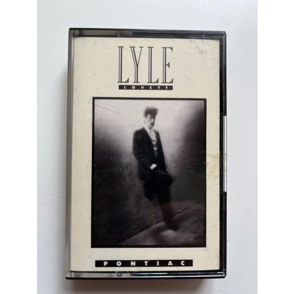 LYLE LOVETT - PONTIAC (UK AUDIO CASSETTE, 1987)