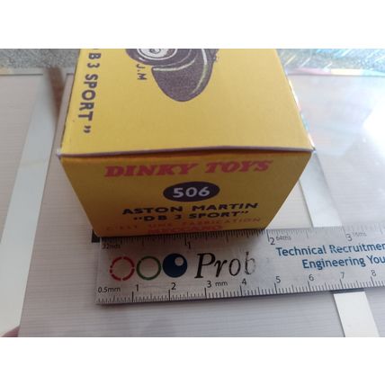 Dinky 506 Aston Martin DB3 Sport Reproduction /Replica Box