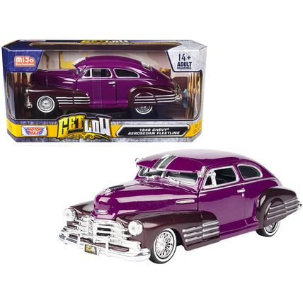 1948 Chevrolet Aerosedan Fleetside Lowrider Purple Metallic and Dark Purple M...