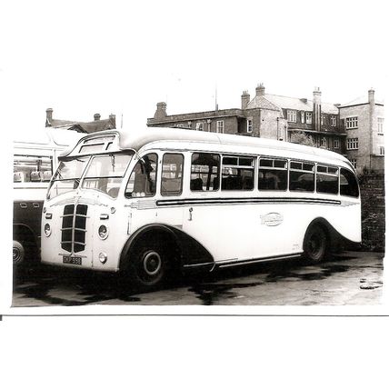 Black & White Photograph of Maidstone & District Motor Services Ltd. - OKP 998
