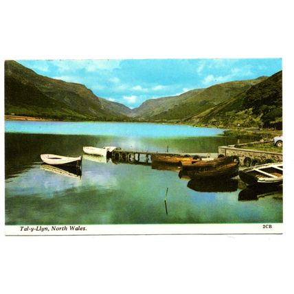 Tal-y-Llyn, North Wales - Postally Used - 1968 Postmark - Harvey Barton