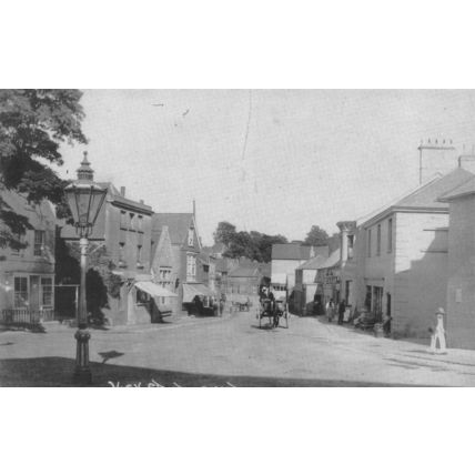 Queen Victoria Diamond Jubilee High Street Storrington Sussex Postcard