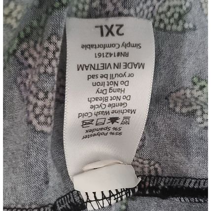 Womens LulaRoe Shirt Size 2XL High Low Tunic Disney Mini Mouse Pattern