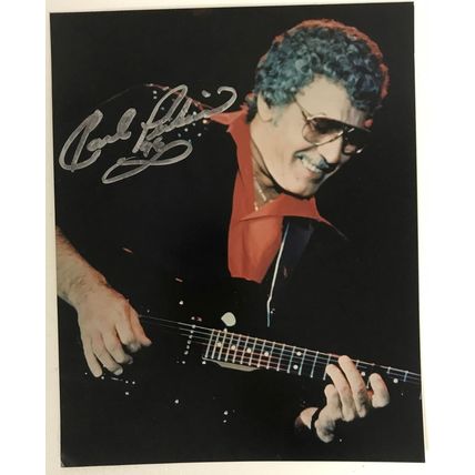 Carl Perkins (d. 1998) Signed Autographed Glossy 8x10 Photo