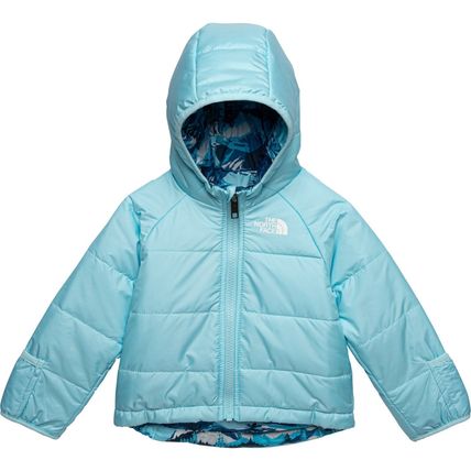 NWT The North Face Perrito Reversible Baby Jacket 0-3M Blue Infant Boys Girls