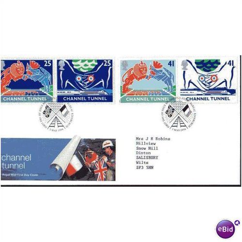 1994 ' CHANNEL TUNNEL ' F.D.C (BUREAU F.D.I) (EBID513)