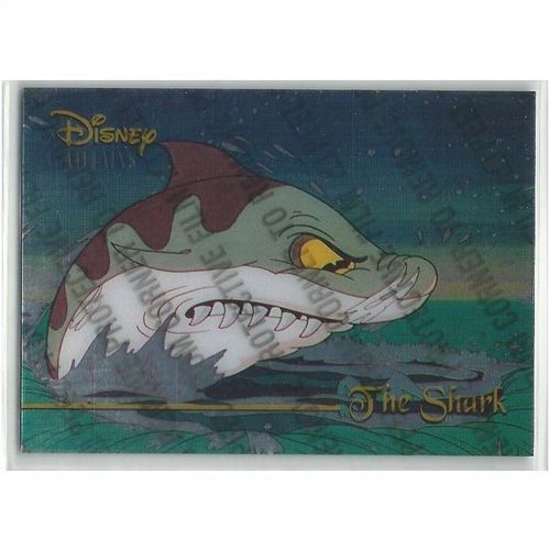 DISNEY PREMIUM ' SILVER SCREEN FOIL insert card # 88 THE SHARK (1995)