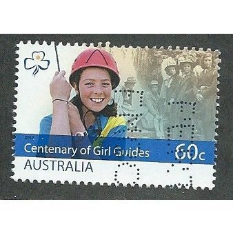 AUS 2010 60c '100TH ANN OF GIRLGUIDING' FINE USED (EBID35-077)