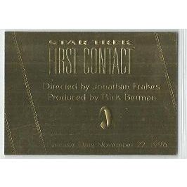 STAR TREK ' COMPETE MOVIE ' series GOLD card # G8