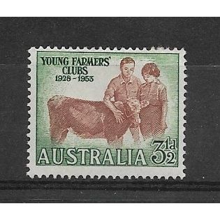 Australia.25th Anniv of Australian Young Farmer's Clubs stamp.Mnted Mint.June19