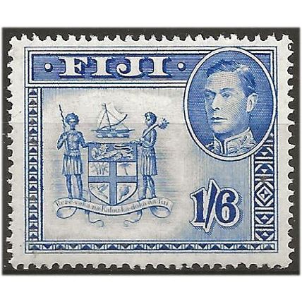 Fiji 1955 SG263b 1/6d Ultramarine Perf 13 Mounted Mint .....