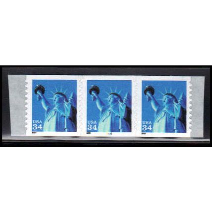 3477 34c Statue of Liberty Very Fine MNH PNC 6666/3 PA3758