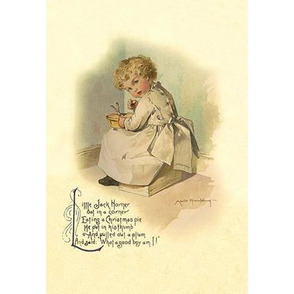 Little Jack Horner 12 x 18 Poster