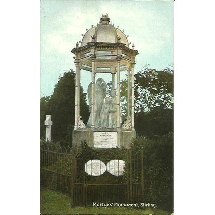 STIRLING Martyrs Monument Postcard (Christian Novels)