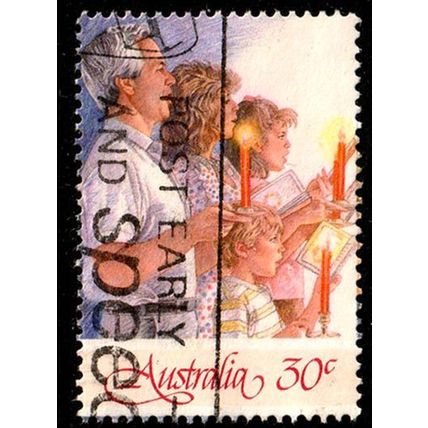 Australia 1987 Christmas 30c Used Stamp #2