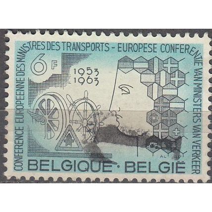 Belgique 1963 Michel 1313 Taxe O Cote (2008) 0.35 € Conférence Européenne