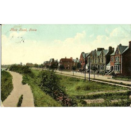 Yorkshire GOOLE Hook Road Postcard (Valentine)