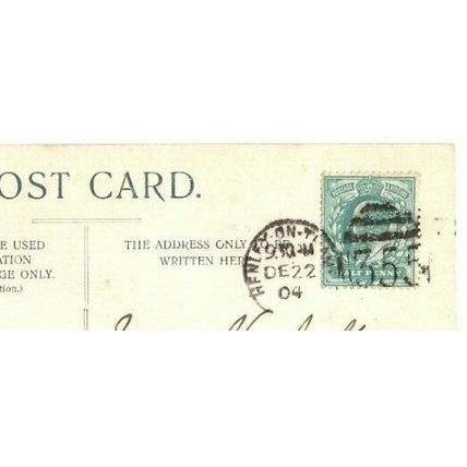 Postcard The Old Old Wish Winter Scene with HENLEY ON THAMES 353 Duplex Pmk 1905