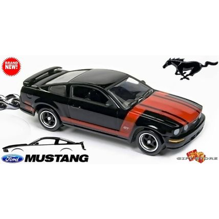 VERY RARE KEYCHAIN BLACK FORD MUSTANG GT/BOSS CUSTOM Ltd Ed