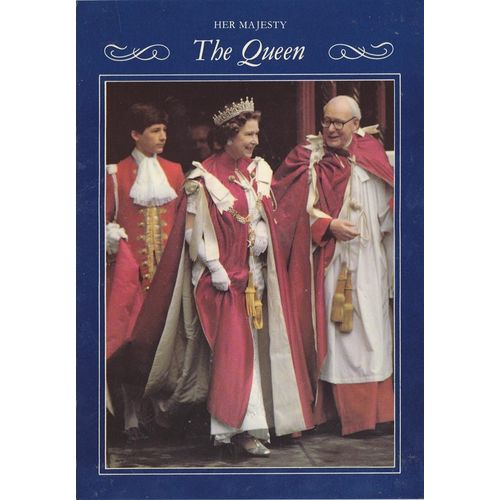 The Queen Leaving Westminster Abbey Royalty Modern Postcard (ROY1245)