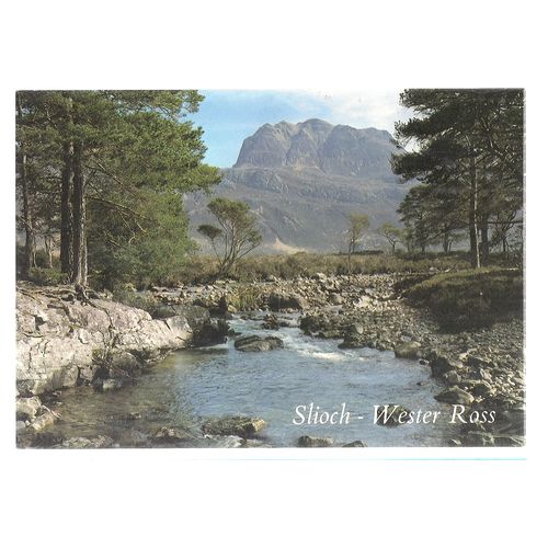 SLIOCH, WESTER ROSS unused vintage postcard =