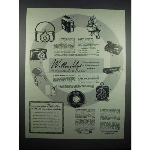 1947 Willoughby's Ad - Winpro 35 Camera
