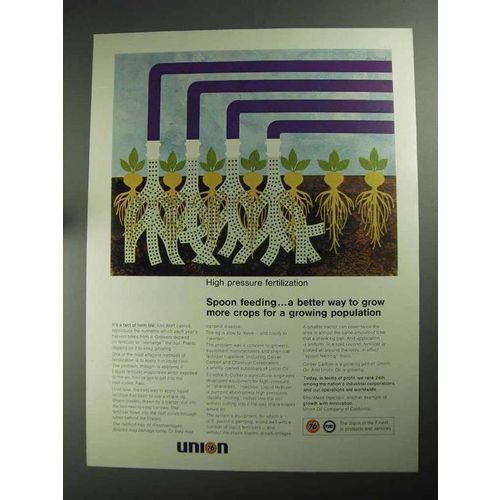 1968 Union 76 Oil Ad - High Pressure Fertilization