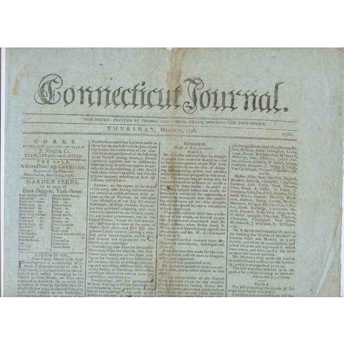 CT New Haven Newspaper Title: Connecticut Journal Date: Mar-22-1798~20