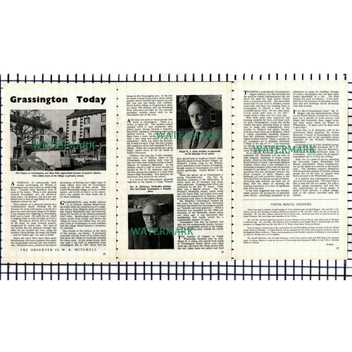 (7654) Grassington Rev Malarkey Raistrick Hagley Major Allan - 1964 Article