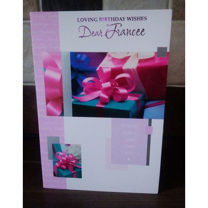 Fiancee Birthday Card - 001