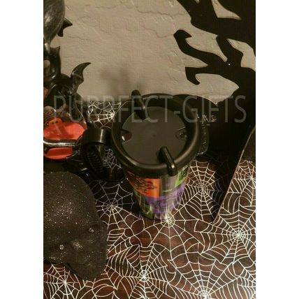 DISNEYLAND 2019 HALLOWEEN TRAVEL SIPPER MUG CUP W/ LID~NEW~FRAMED CHARACTERS