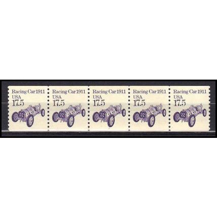 2262 17.5c Race Car Very Fine MNH Dry Gum PNC 1/5 X0948